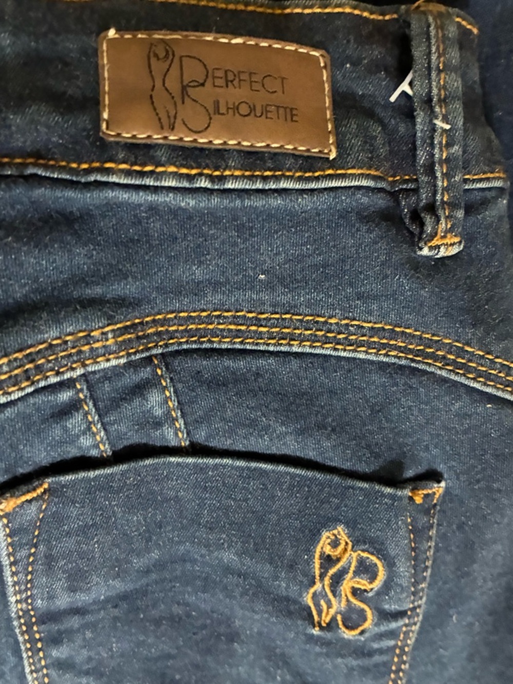 Dark Blue Women's Skinny Jeans - Picture 8 of 8